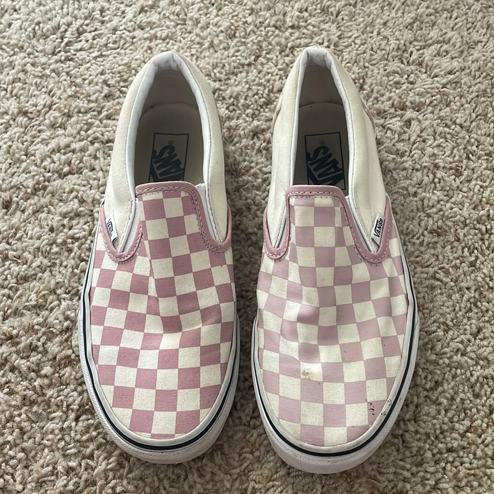 checkered vans